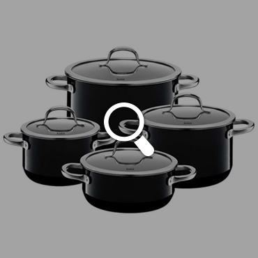실리트 패션 <br>실라간 냄비 4종 세트 블랙